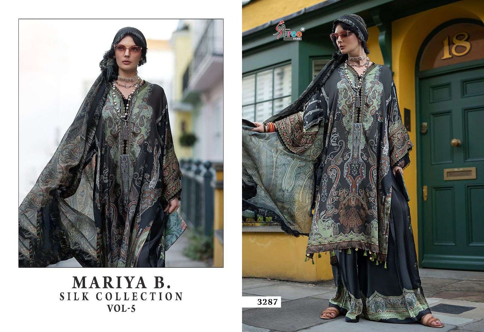 Shree Mariya B Silk Collection Vol 5 Exclsuive Pakistani Wholesale catalog