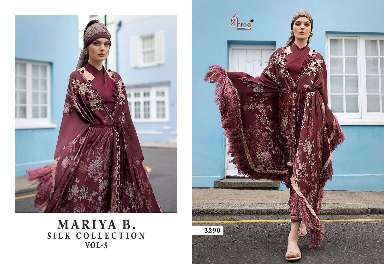 Shree Mariya B Silk Collection Vol 5 Exclsuive Pakistani Wholesale catalog