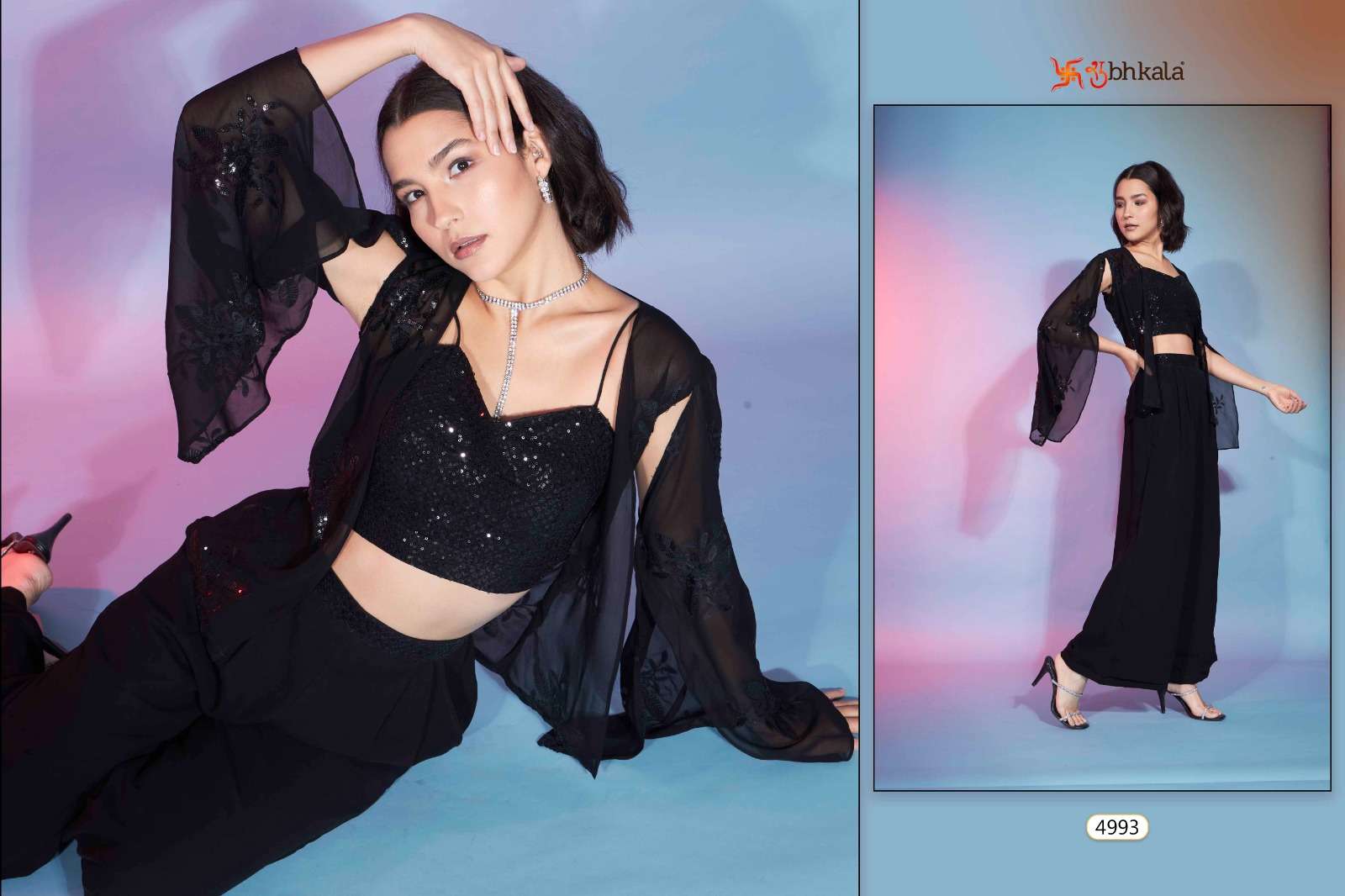 SHUBHKALA FLORY VOL. 43 Stitched Ethnic Co-Ords Set Kurti Wholesale catalog