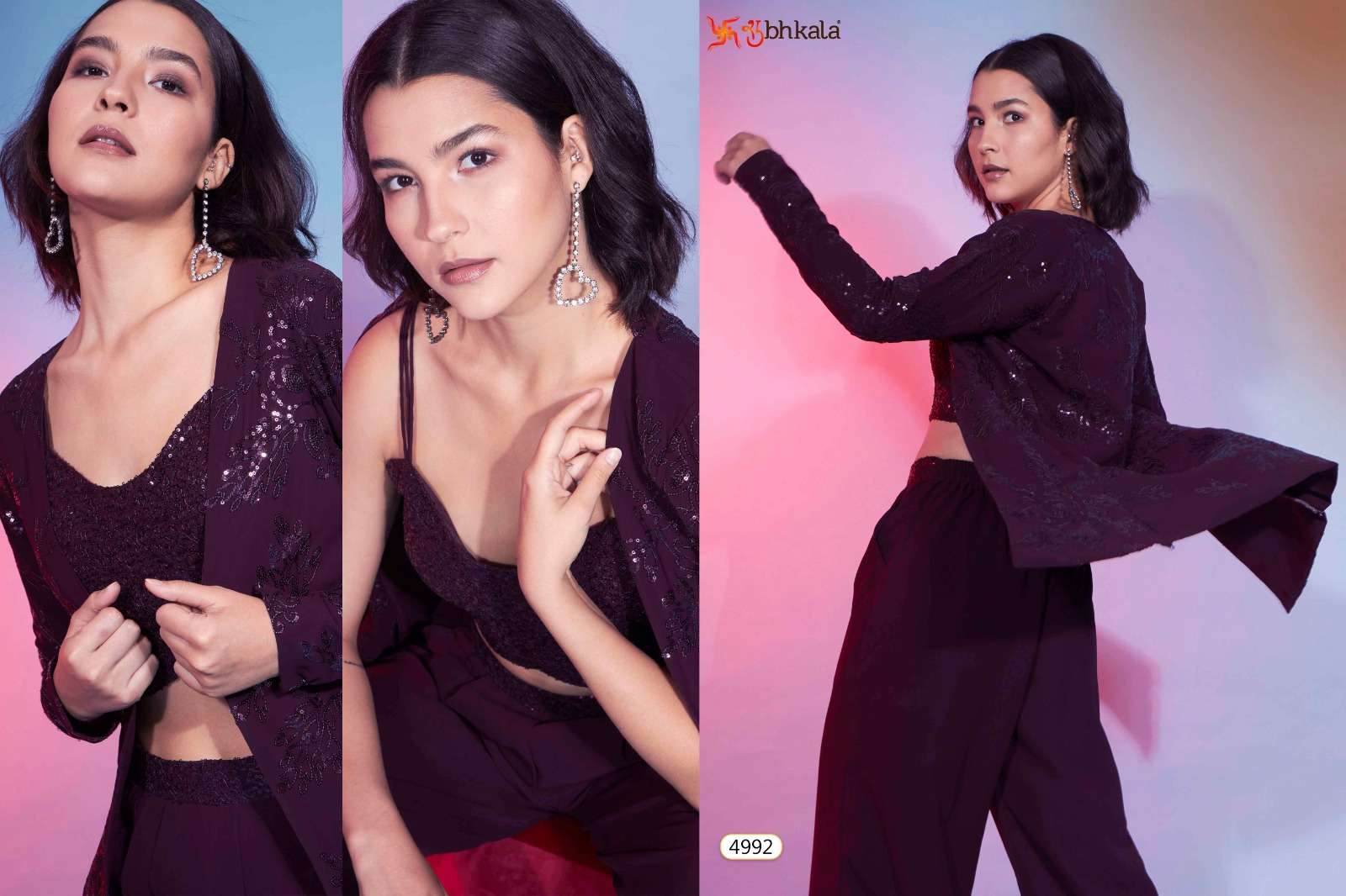SHUBHKALA FLORY VOL. 43 Stitched Ethnic Co-Ords Set Kurti Wholesale catalog