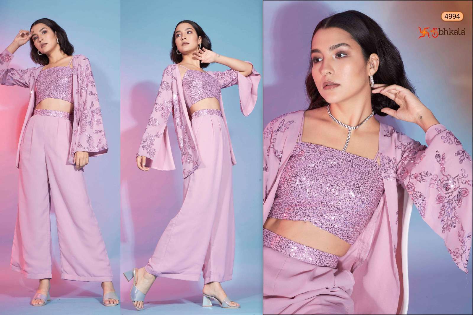 SHUBHKALA FLORY VOL. 43 Stitched Ethnic Co-Ords Set Kurti Wholesale catalog