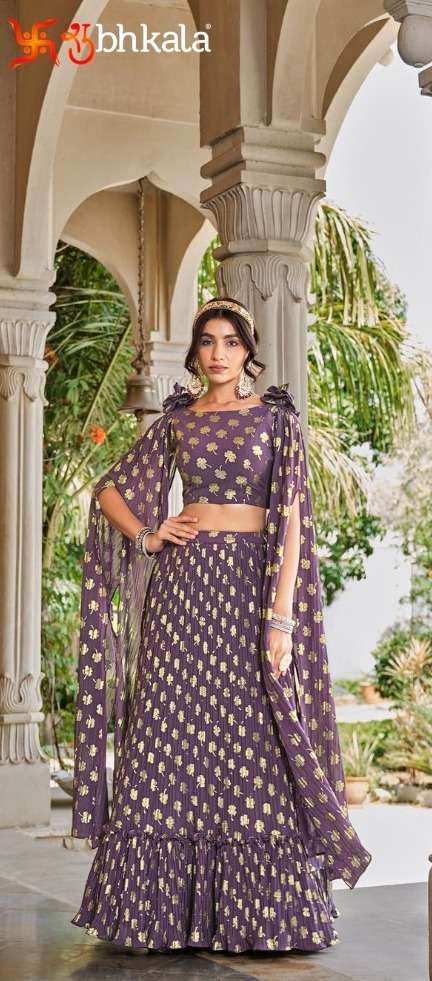 SHUBHKALA GIRLY VOL. 2321 Foil Printed Stitched Lehenga Choli with Fancy Dupatta Wholesale catalog 