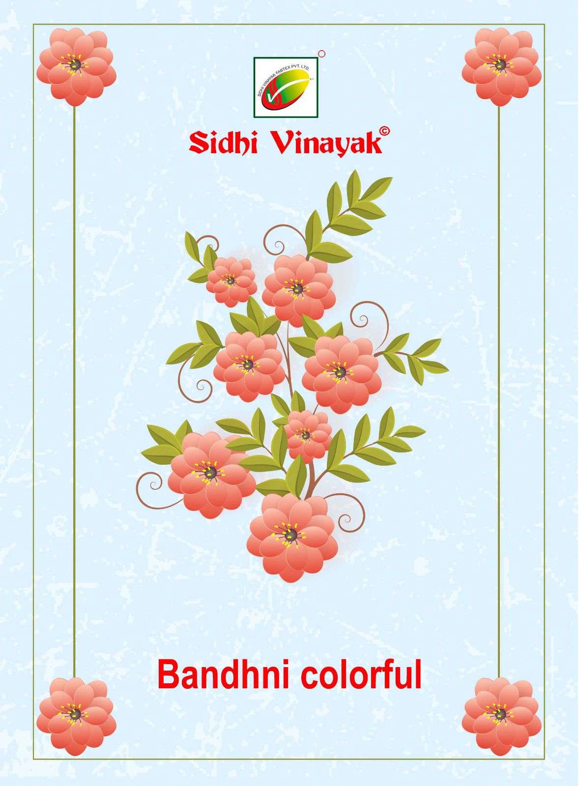 Sidhi Vinayak Bandhni Colourfull Vol-1 -Dress Material -Wholesale Catalog