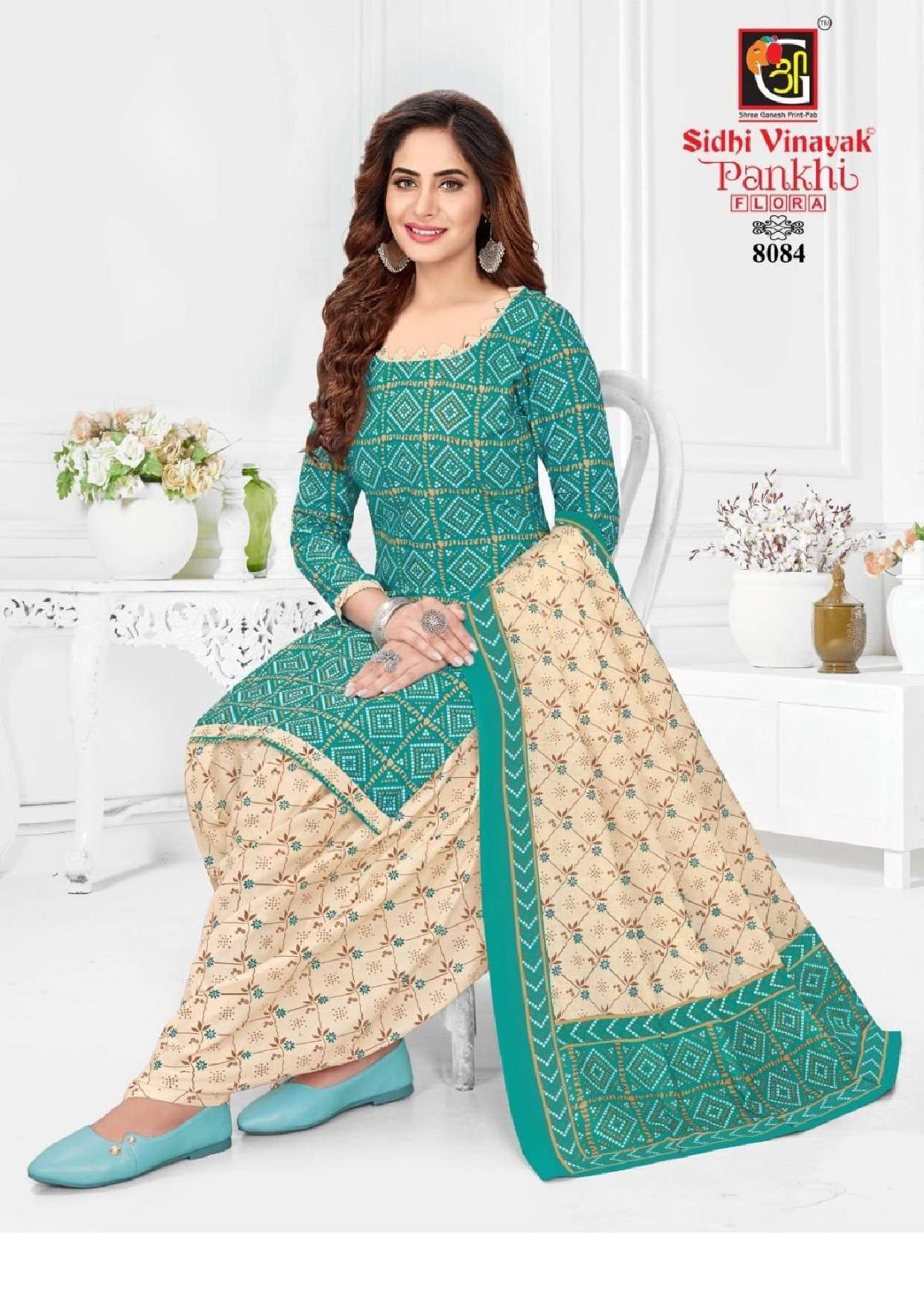 Sidhi Vinayak Pankhi Flora Vol-1 -Dress Material -Wholesale Catalog