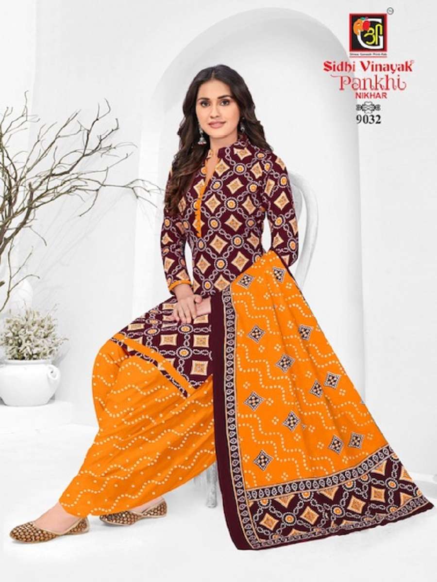 Sidhi Vinayak Pankhi Nikhar Vol-1 -Dress Material -Wholesale Catalog