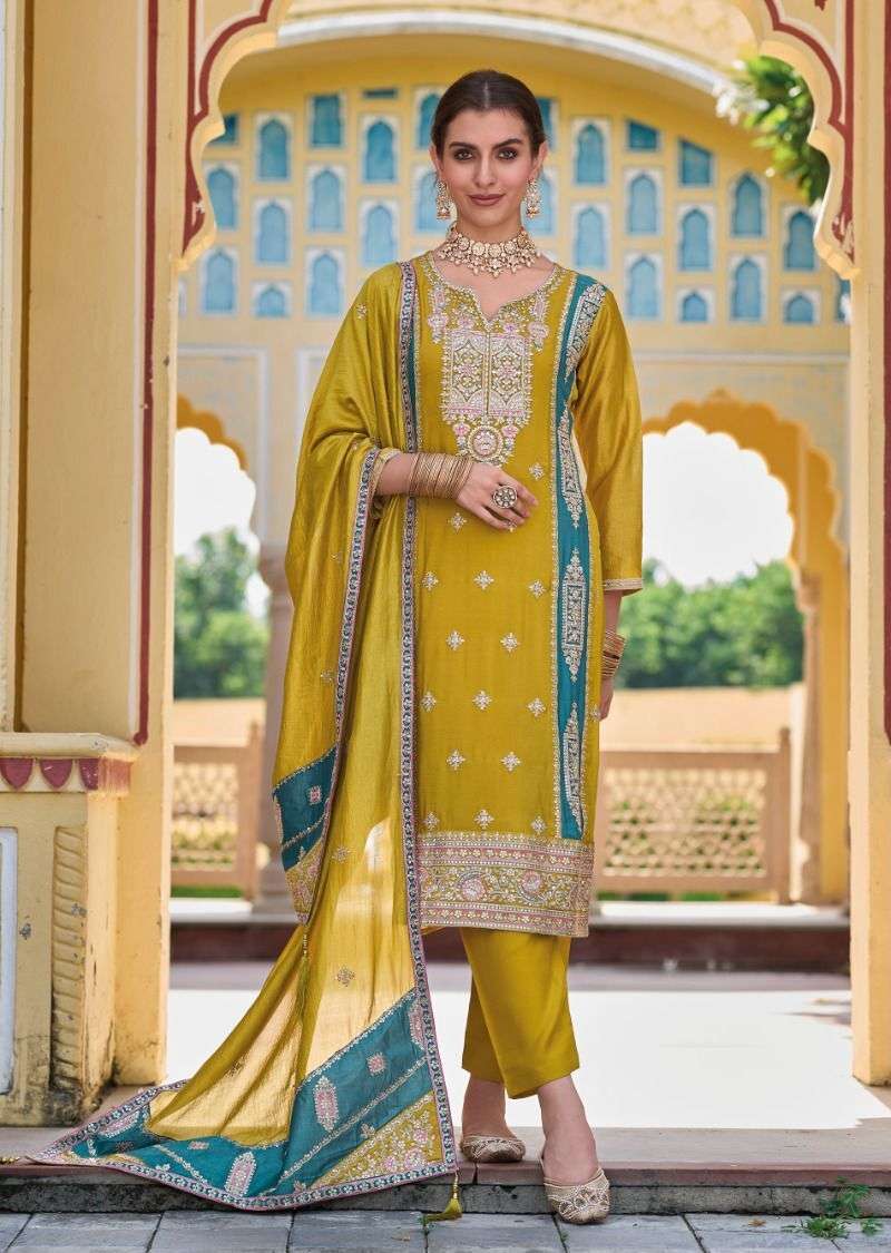 SOPHIA premium silk with  emboidery work Salwar Kameez Wholesale catalog