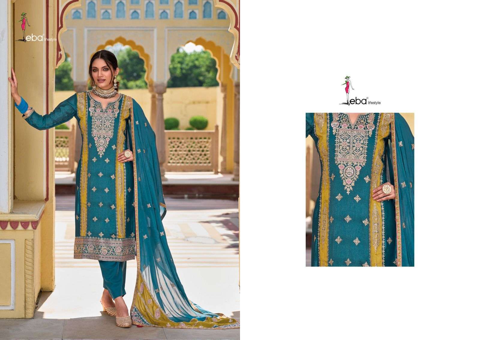 SOPHIA premium silk with  emboidery work Salwar Kameez Wholesale catalog
