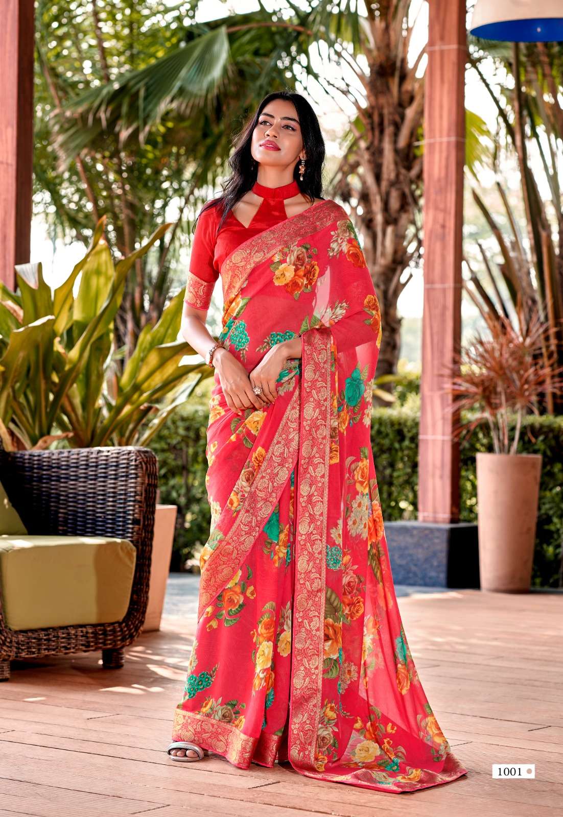 Stavan Fuldani Weightless Casual Saree Wholesale catalog