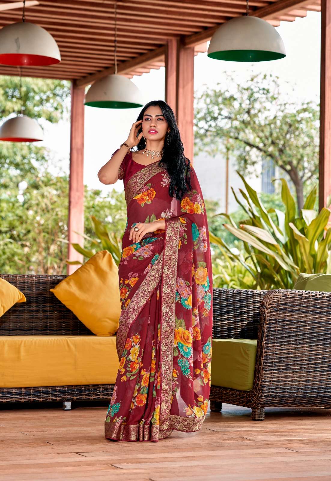Stavan Fuldani Weightless Casual Saree Wholesale catalog