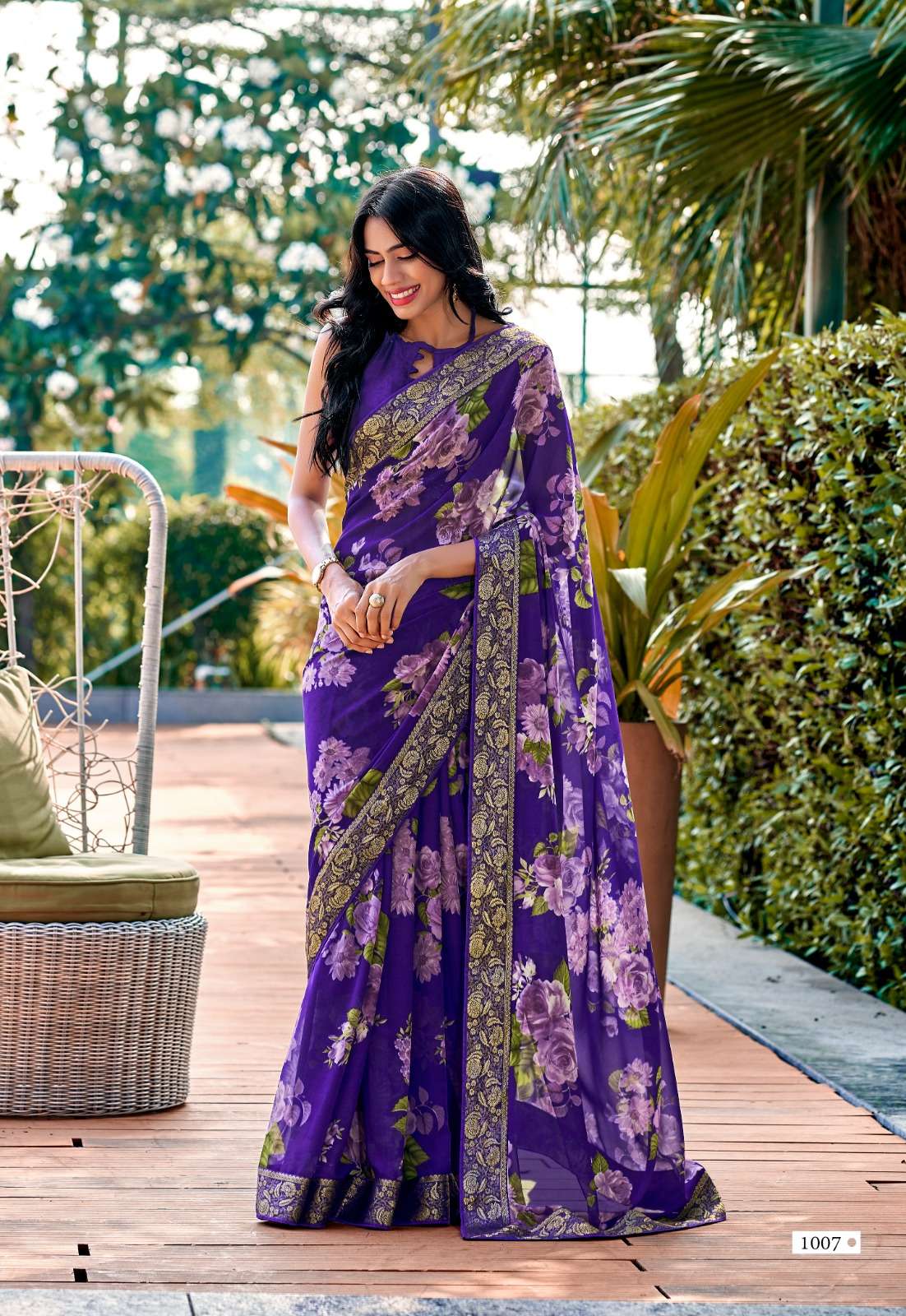 Stavan Fuldani Weightless Casual Saree Wholesale catalog