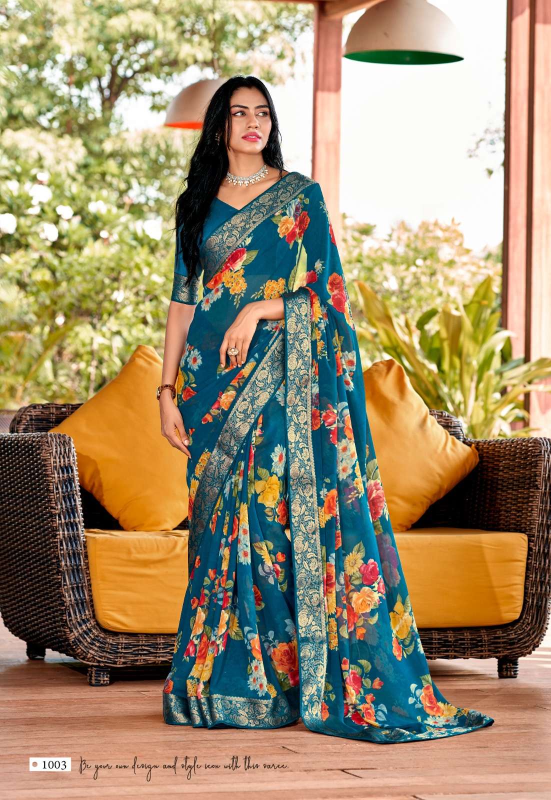Stavan Fuldani Weightless Casual Saree Wholesale catalog