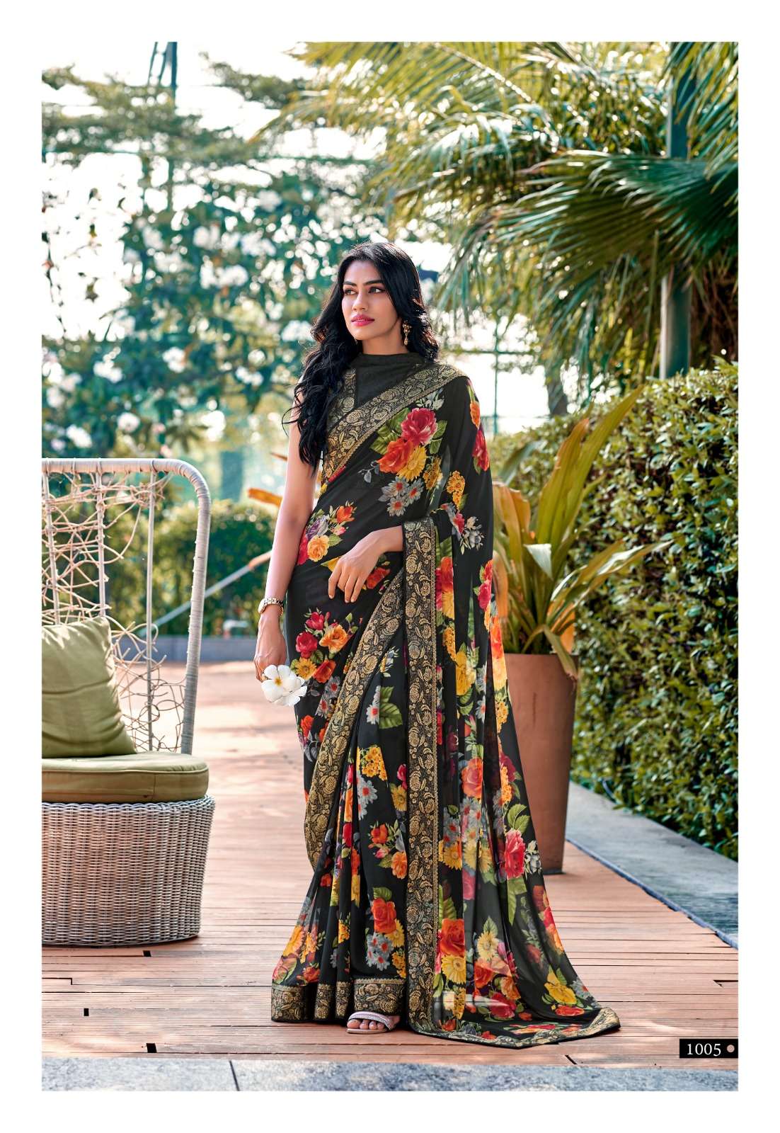 Stavan Fuldani Weightless Casual Saree Wholesale catalog