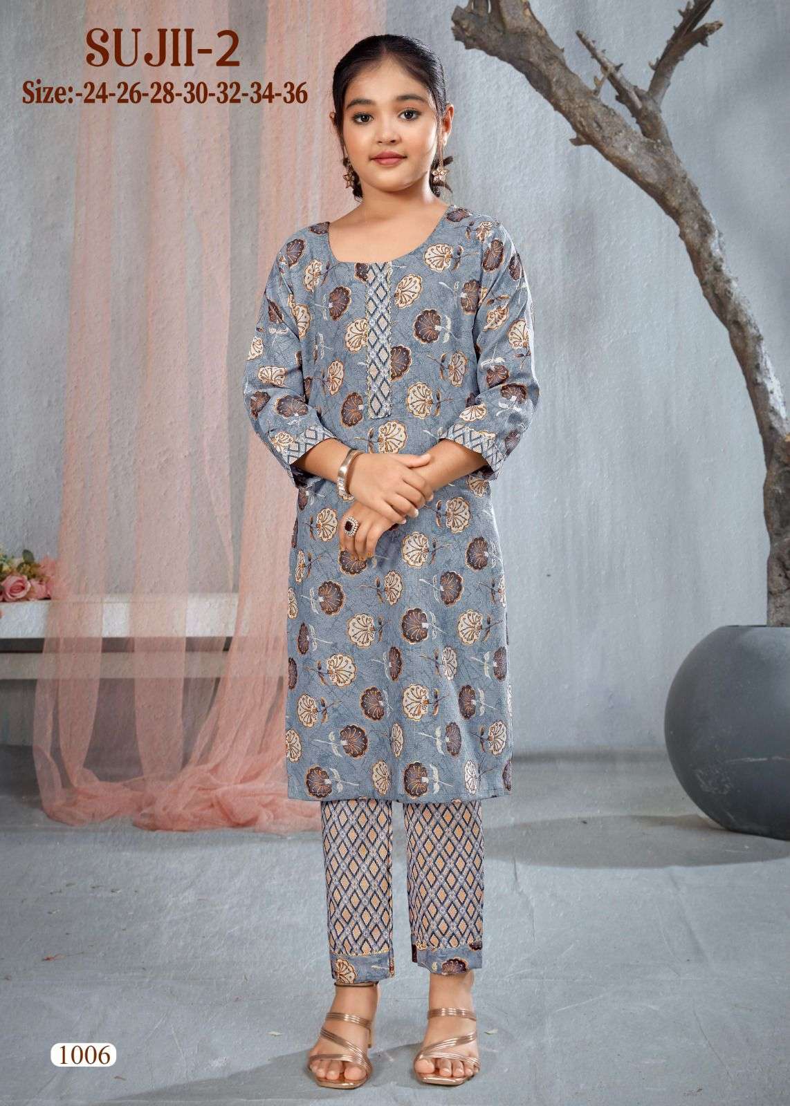 SUJII-2 RAYON COTTON MILL PRINT FOIL Kurti Wholesale catalog