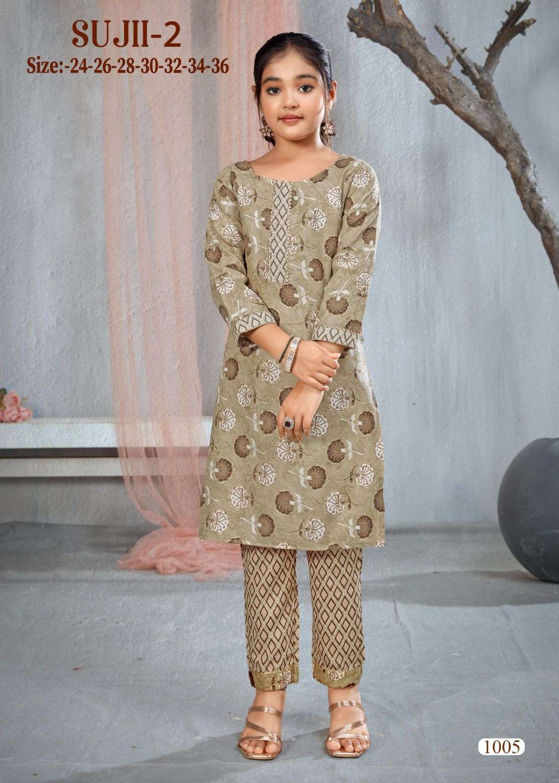 SUJII-2 RAYON COTTON MILL PRINT FOIL Kurti Wholesale catalog
