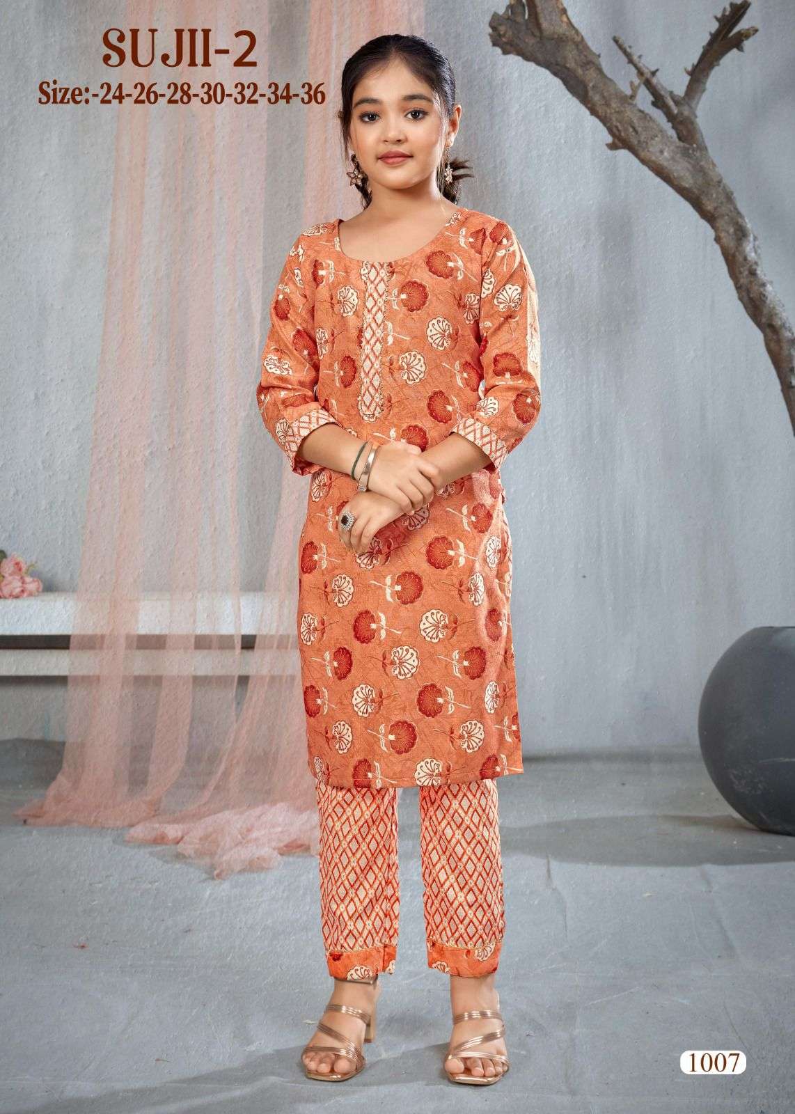 SUJII-2 RAYON COTTON MILL PRINT FOIL Kurti Wholesale catalog