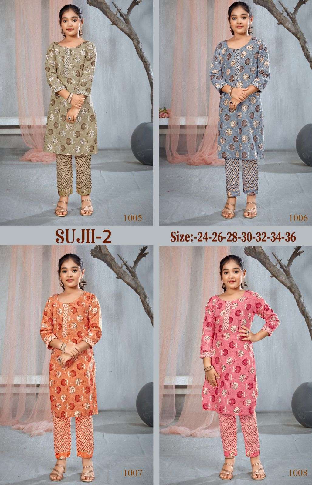 SUJII-2 RAYON COTTON MILL PRINT FOIL Kurti Wholesale catalog