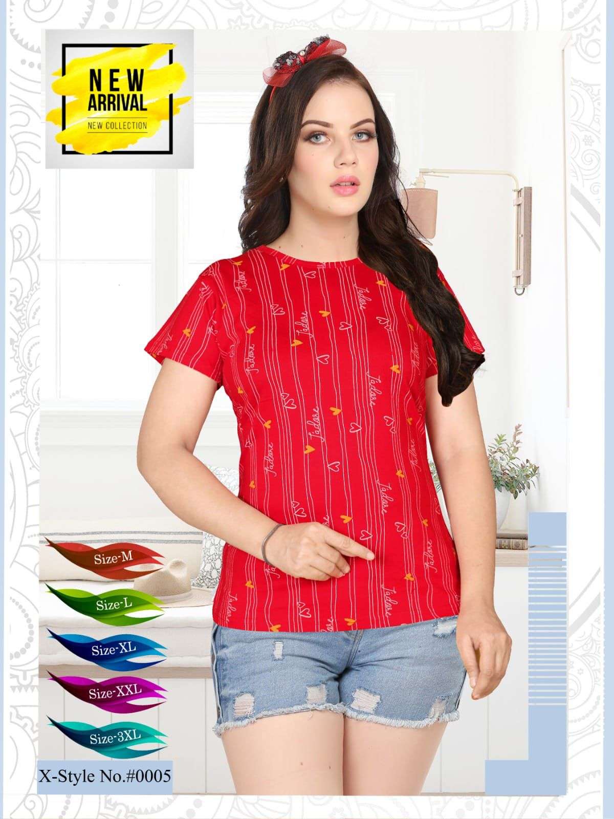 SUMMER SPECIAL VOL.AT05 T-Shirt With Side Cut Wholesale catalog