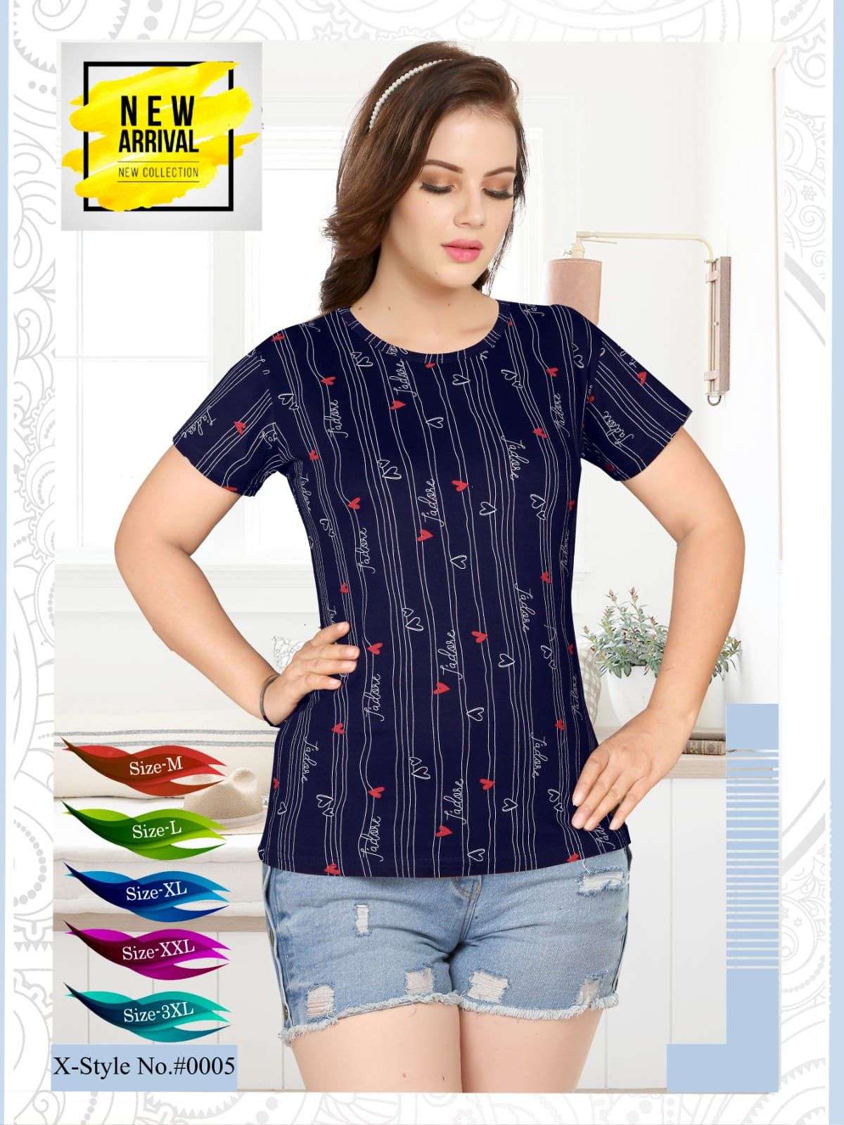 SUMMER SPECIAL VOL.AT05 T-Shirt With Side Cut Wholesale catalog