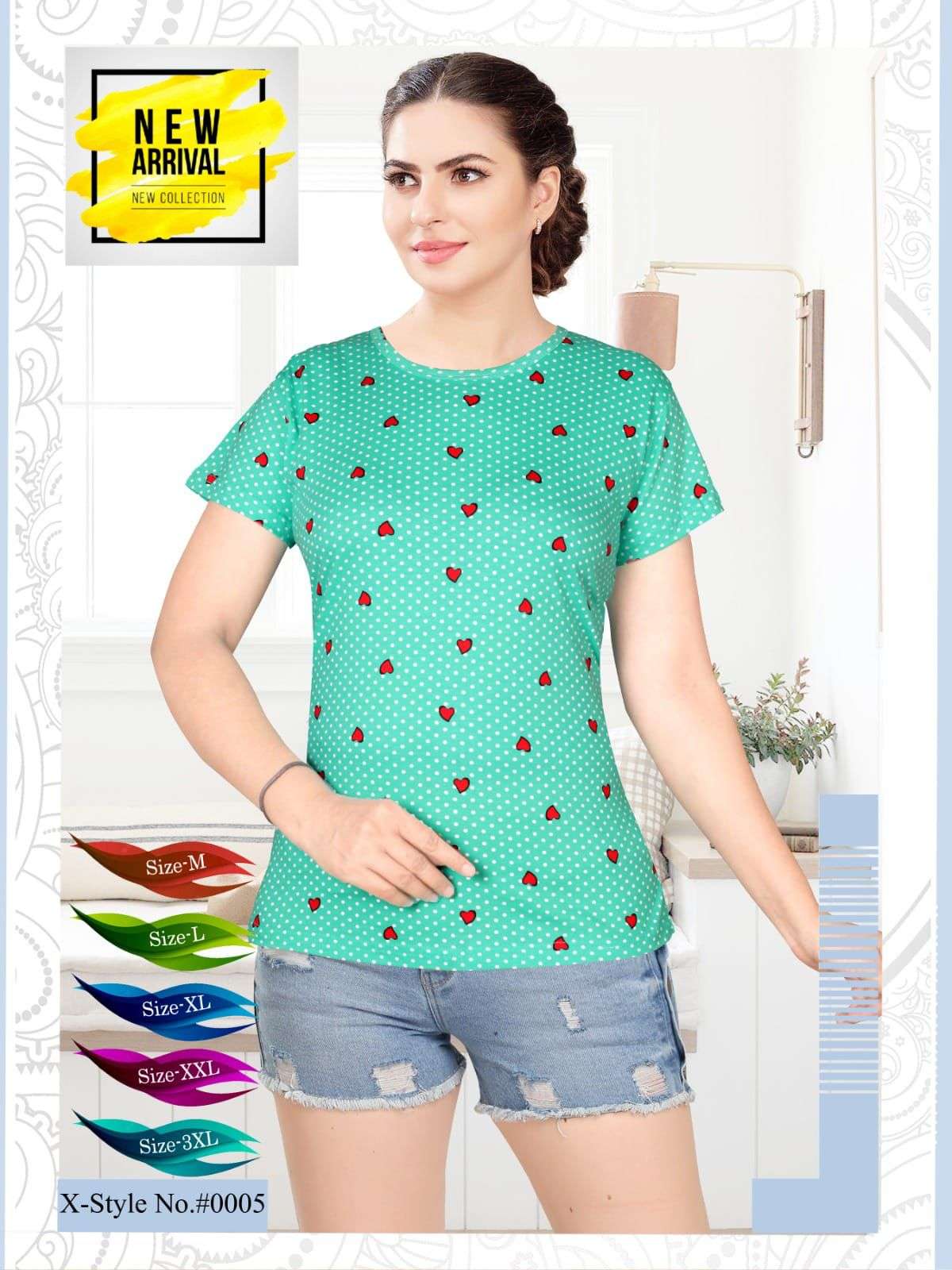 SUMMER SPECIAL VOL.AT05 T-Shirt With Side Cut Wholesale catalog