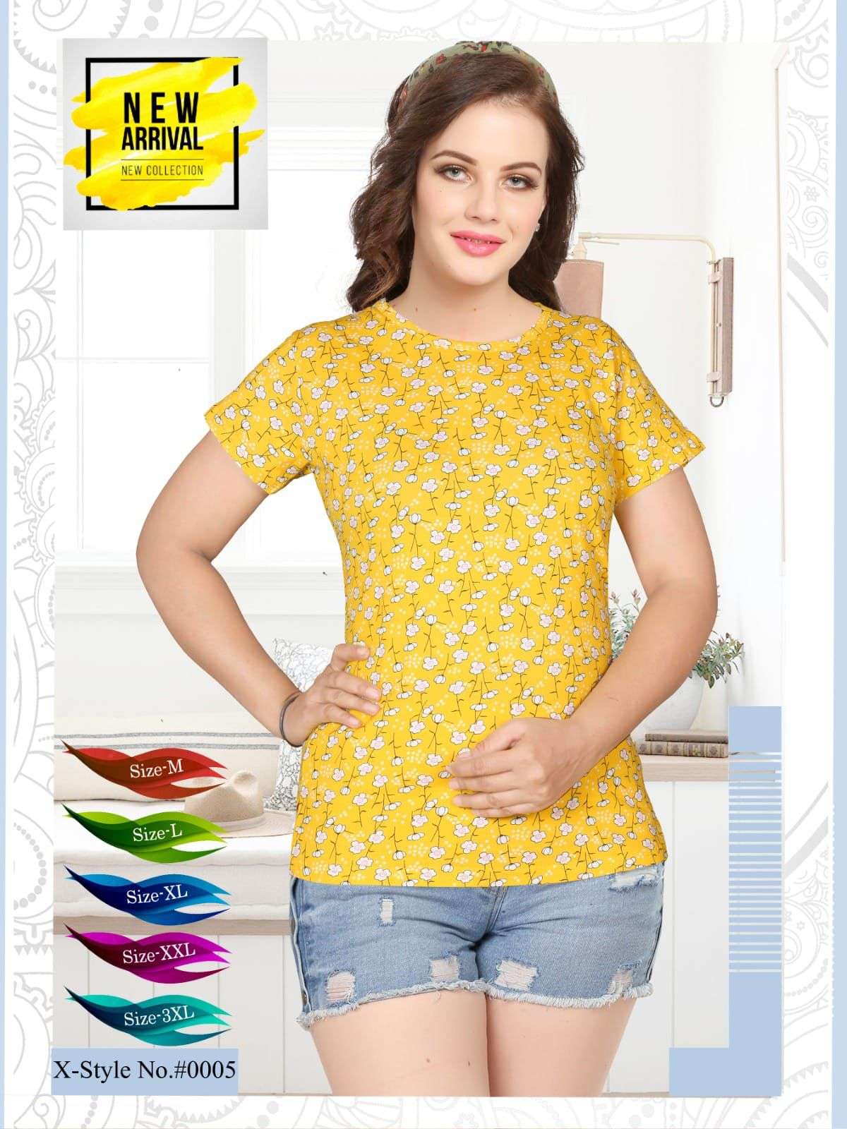 SUMMER SPECIAL VOL.AT05 T-Shirt With Side Cut Wholesale catalog