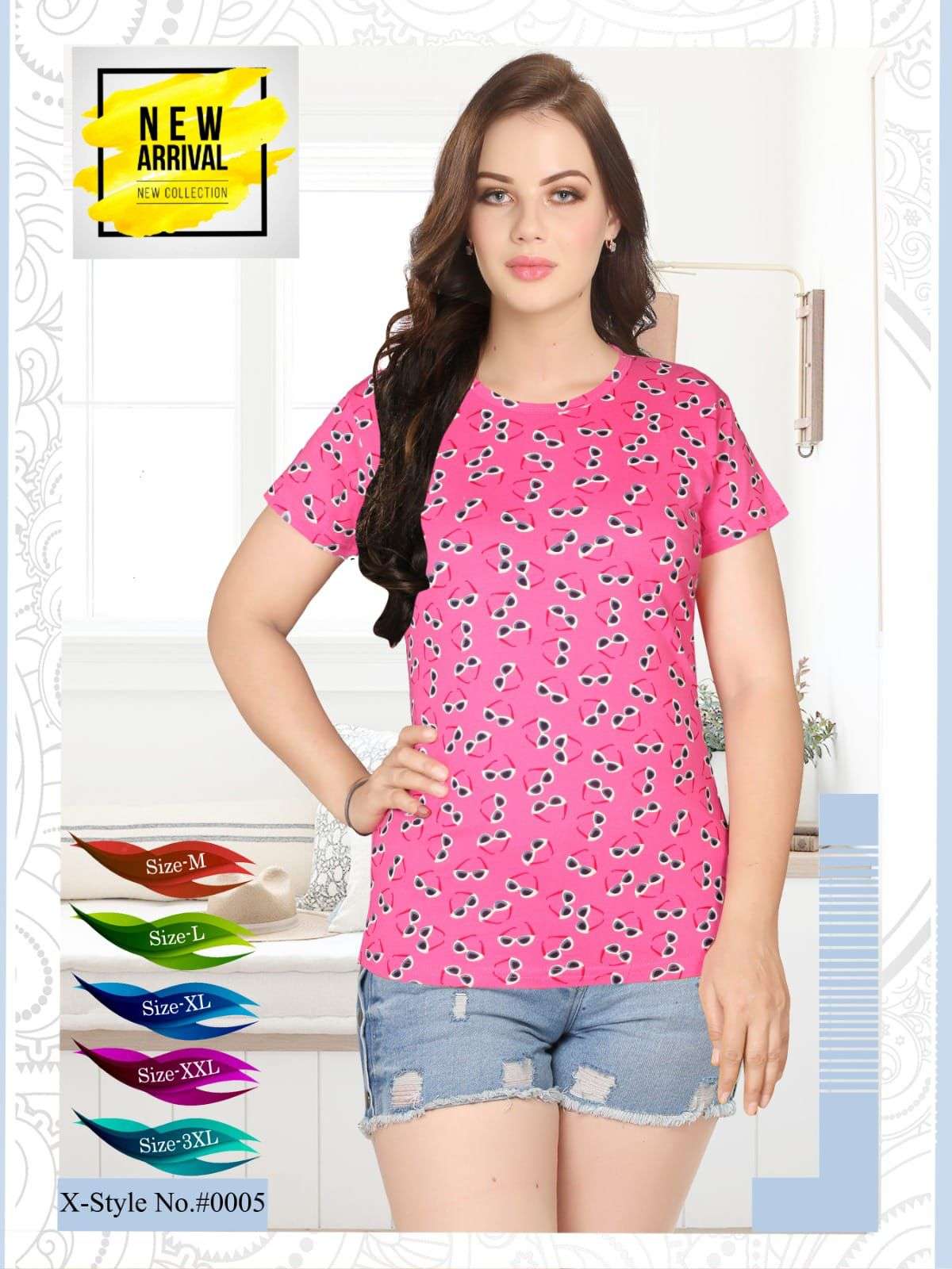SUMMER SPECIAL VOL.AT05 T-Shirt With Side Cut Wholesale catalog
