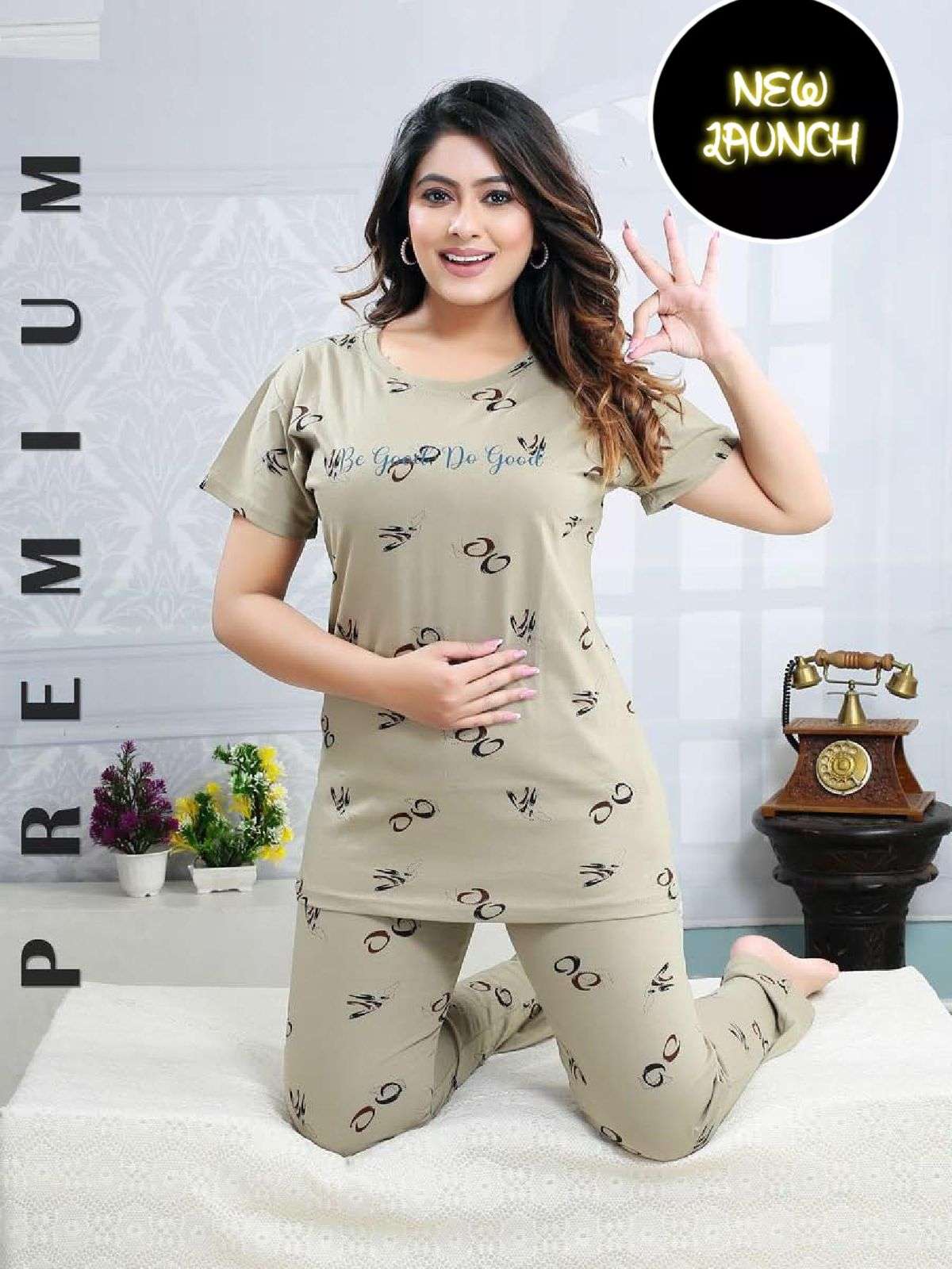 Summer Special Vol D504 Fancy Printed Night Suits Wholesale catalog