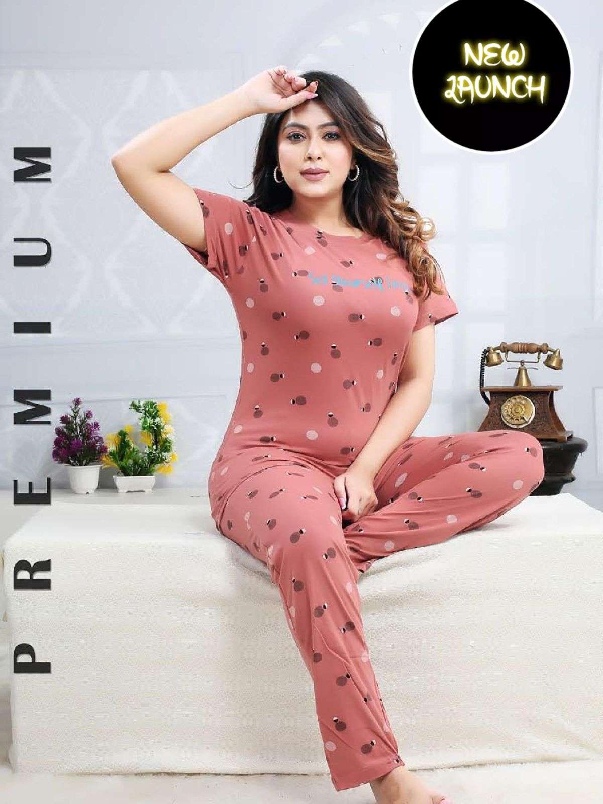 Summer Special Vol D504 Fancy Printed Night Suits Wholesale catalog