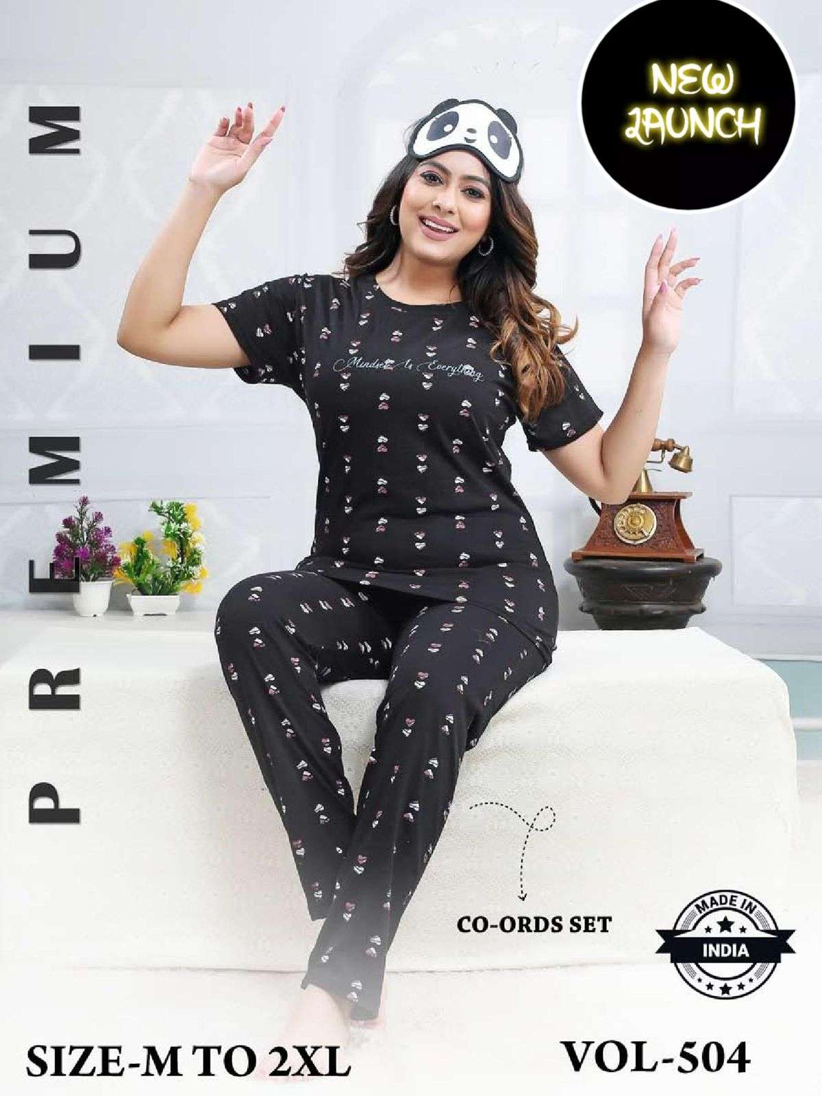 Summer Special Vol D504 Fancy Printed Night Suits Wholesale catalog