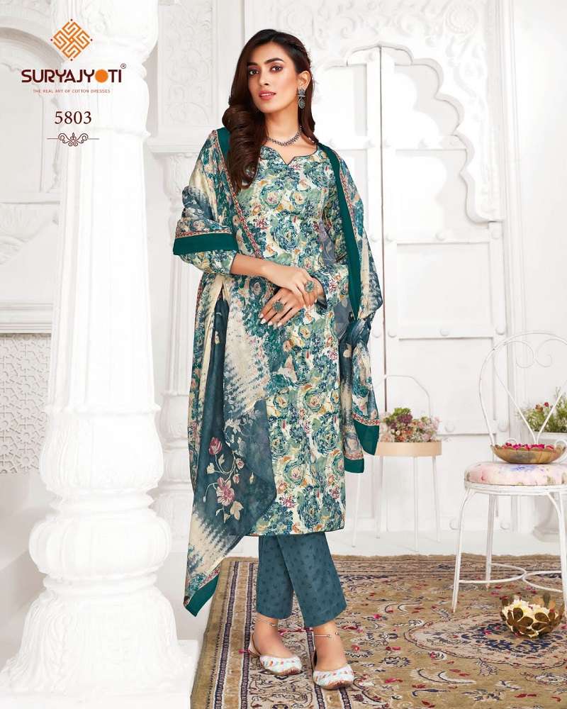 Suryajyoti Trendy Cotton Vol-58 -Dress Material -Whole Catalog