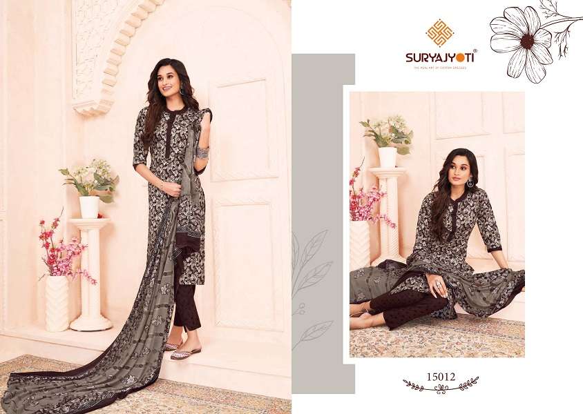 Suryajyoti Zion Cotton Vol-15 -Dress Material -Wholesale Catalog