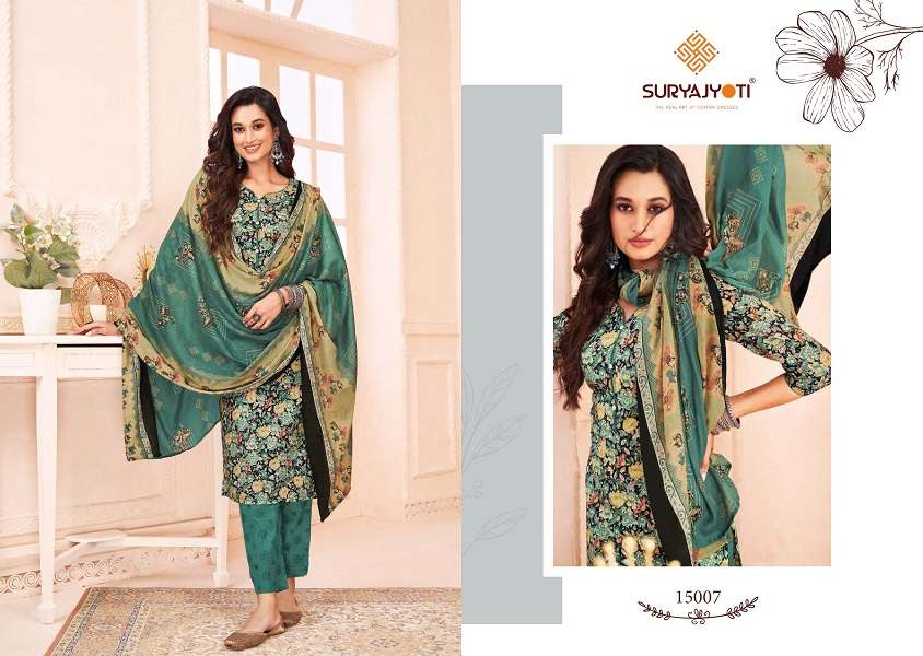 Suryajyoti Zion Cotton Vol-15 -Dress Material -Wholesale Catalog