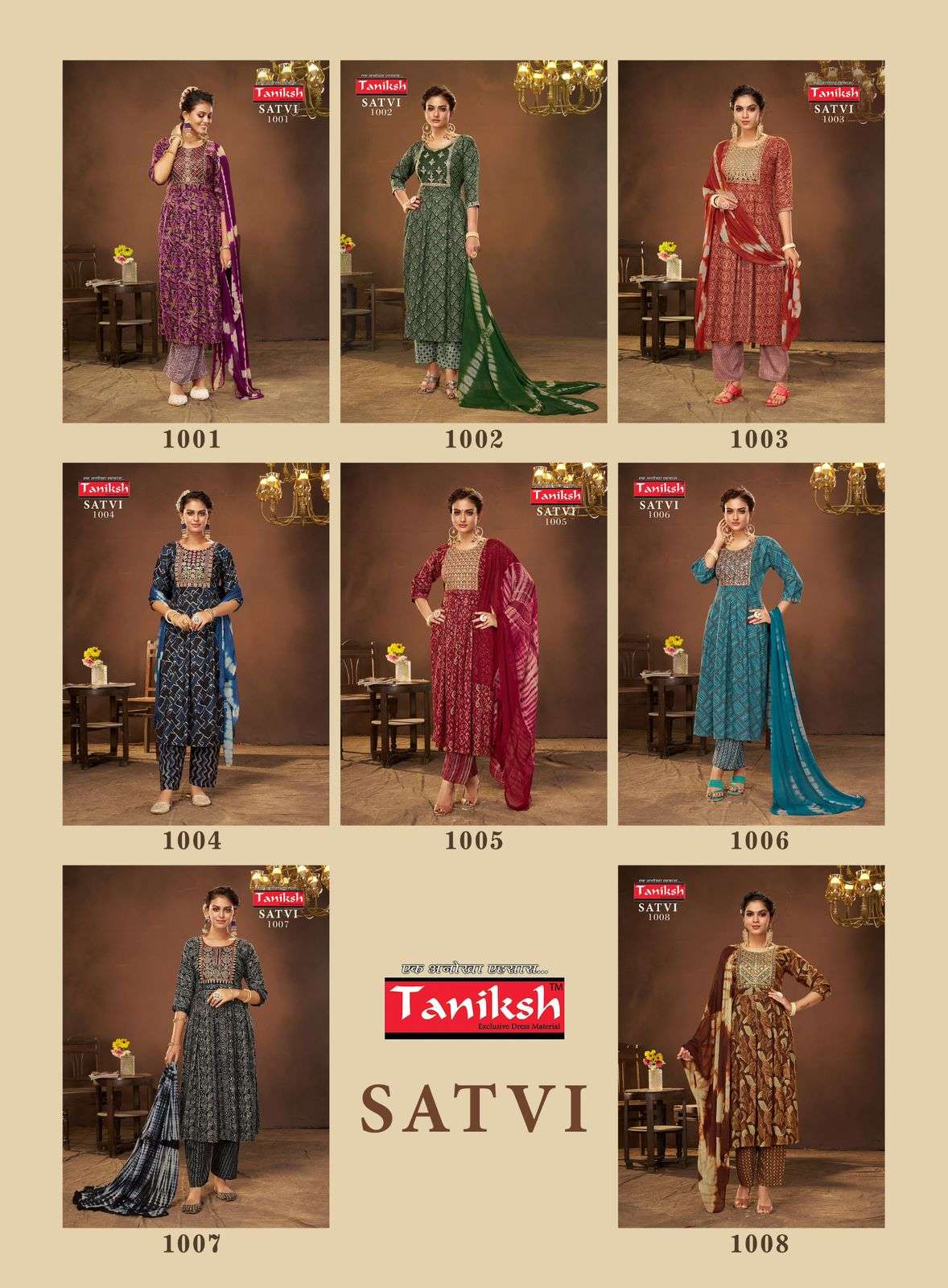 TANIKSH SATVI vol - 1 Kurti Wholesale catalog