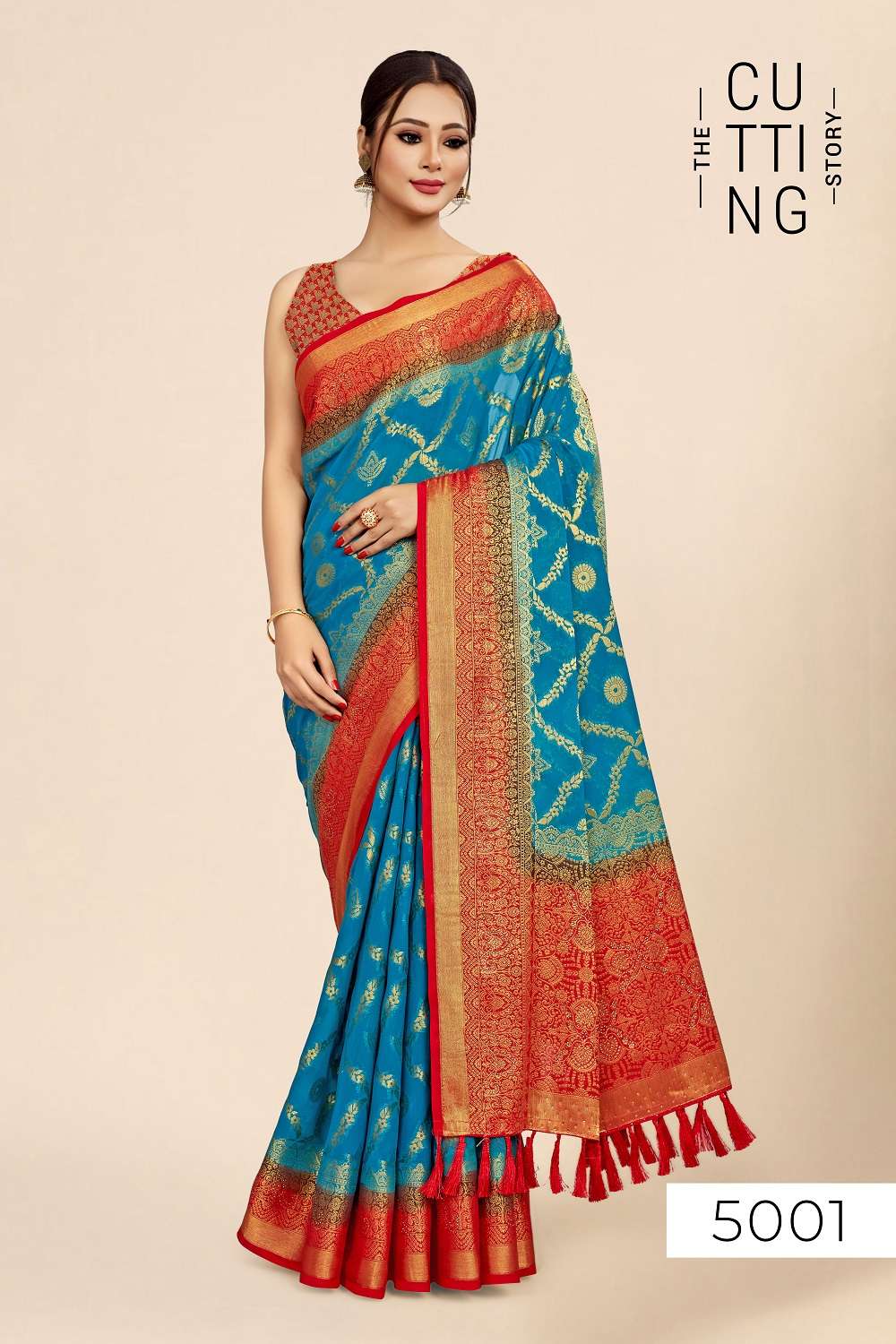 The Cutting Story Amora Designer Saree Wholesale catalog