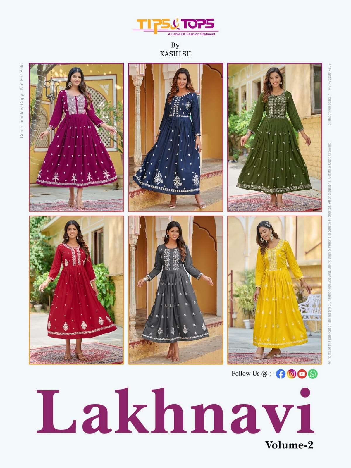 TIPS & TOPS Lakhnavi Vol 02 Kurti Wholesale catalog