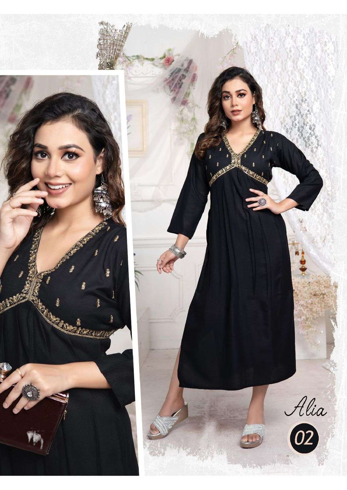 TRENDY ALIA Cut Kurti Wholesale catalog