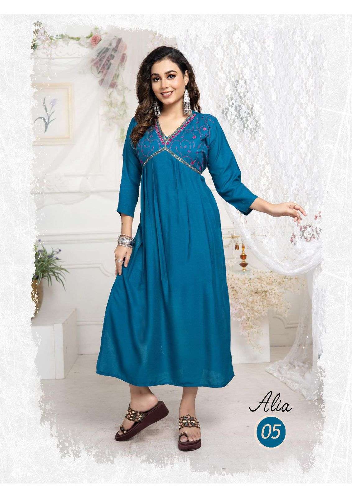 TRENDY ALIA Cut Kurti Wholesale catalog