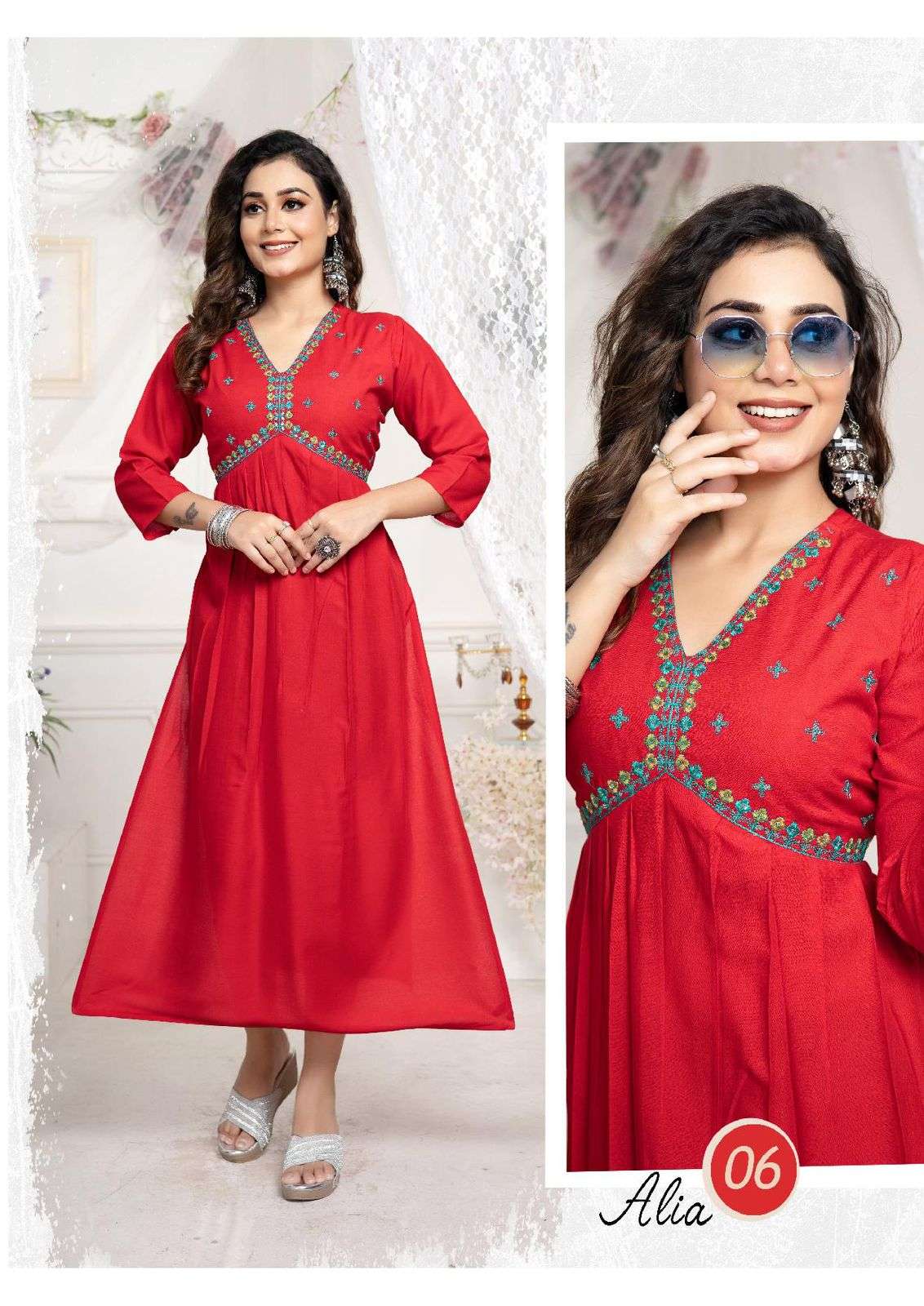 TRENDY ALIA Cut Kurti Wholesale catalog