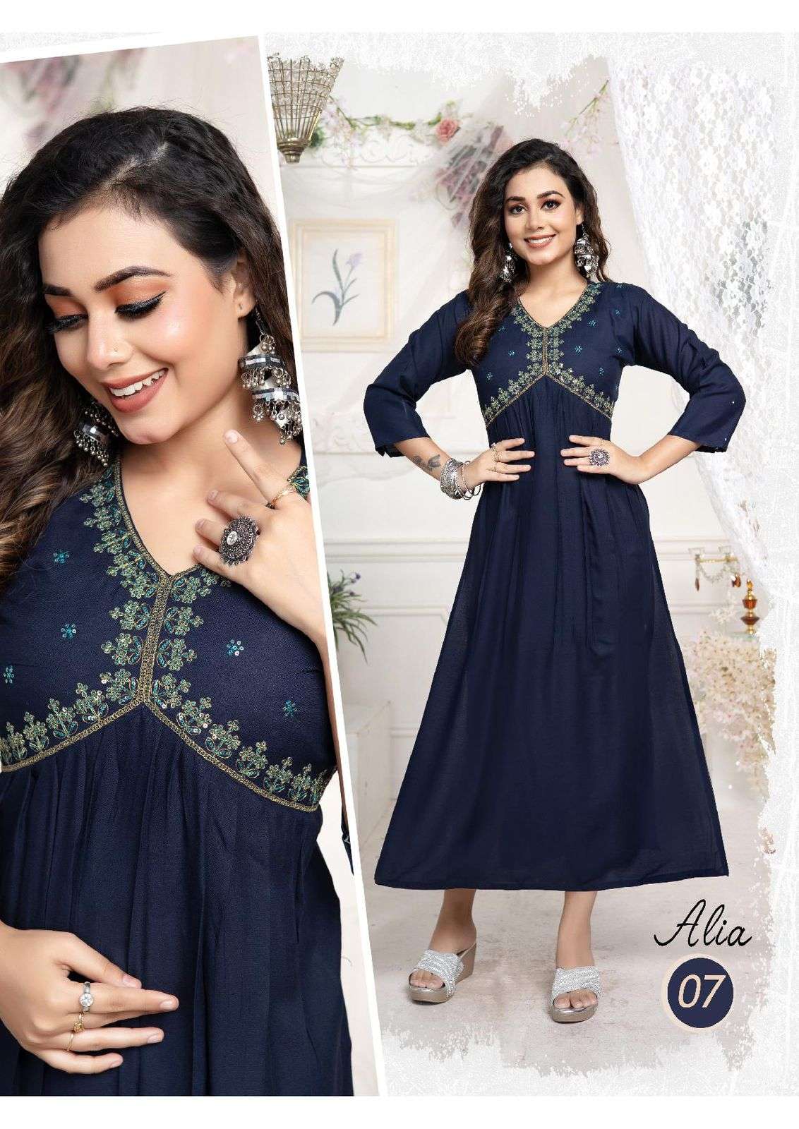 TRENDY ALIA Cut Kurti Wholesale catalog
