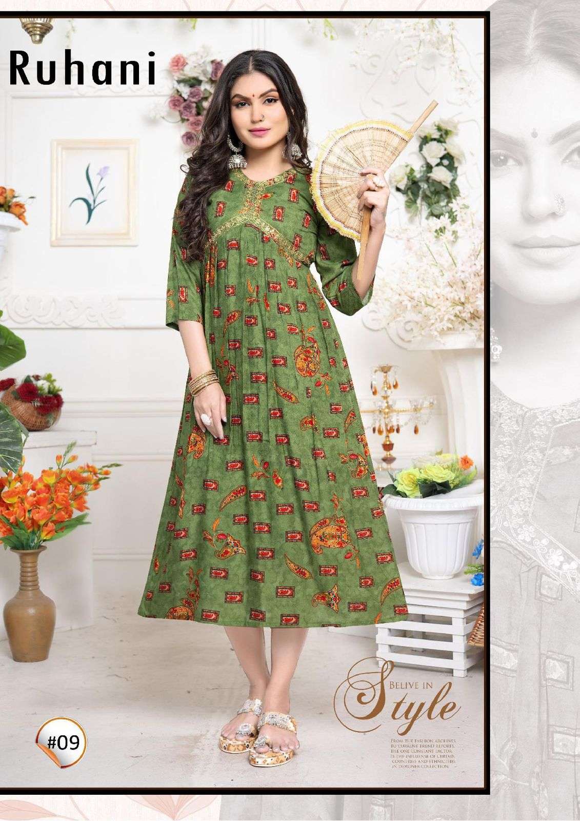 TRENDY RUHANI VOL.2 Alia Cut Kurti Wholesale catalog