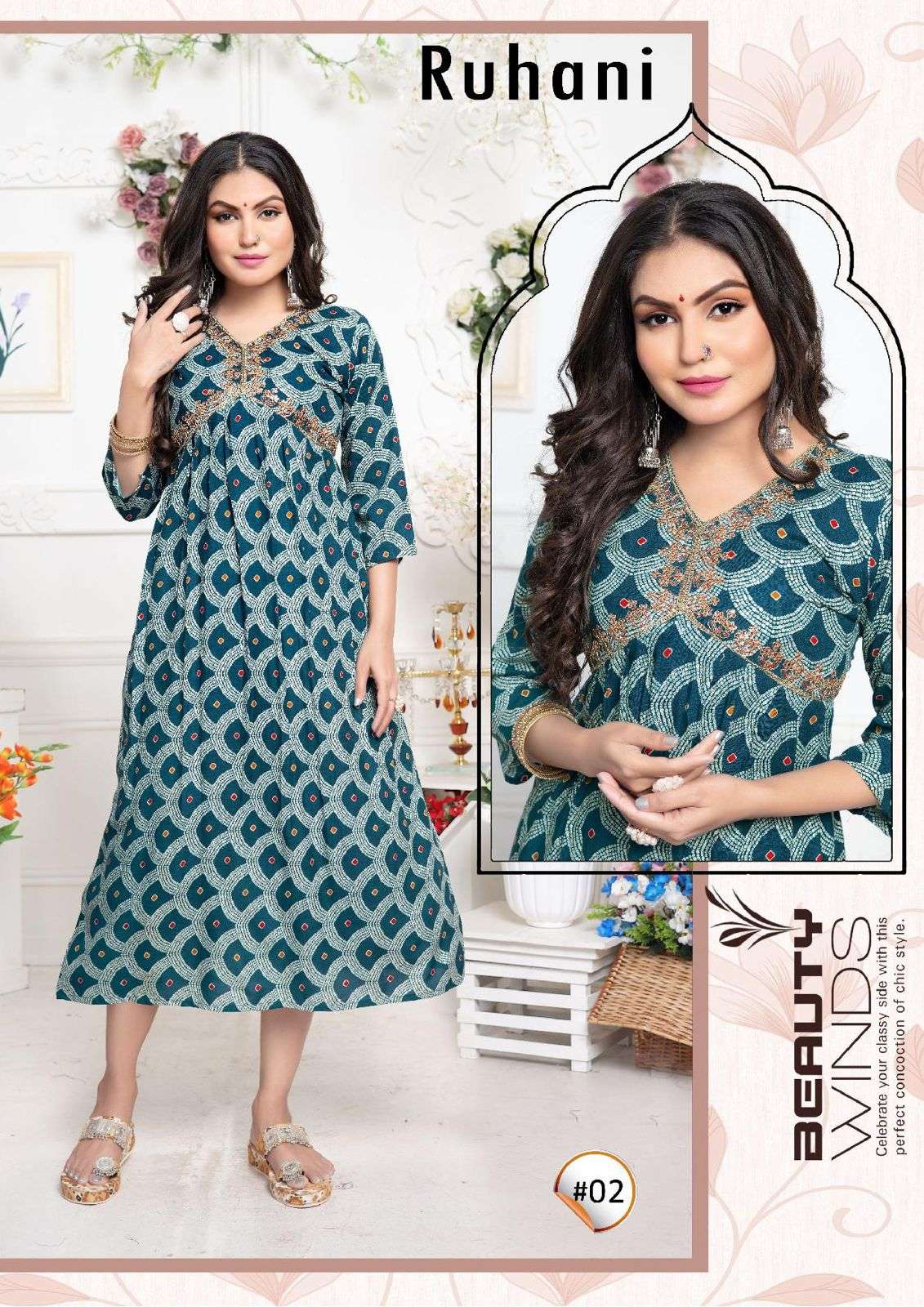 TRENDY RUHANI VOL.2 Alia Cut Kurti Wholesale catalog