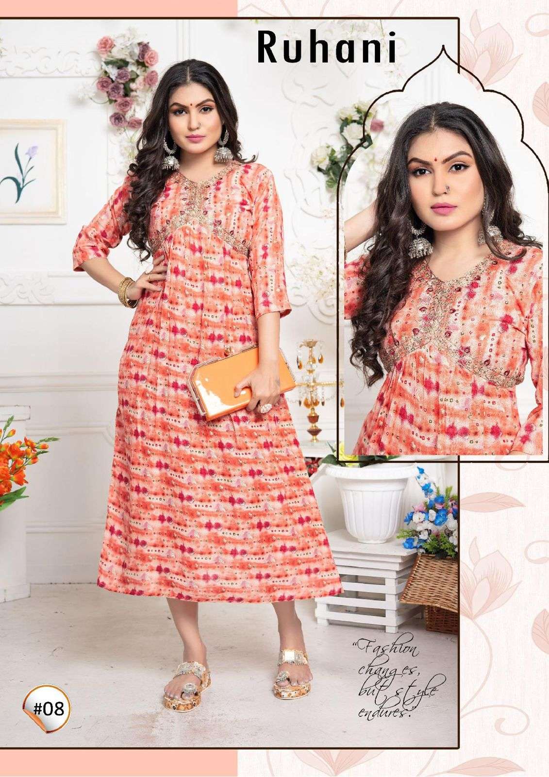 TRENDY RUHANI VOL.2 Alia Cut Kurti Wholesale catalog