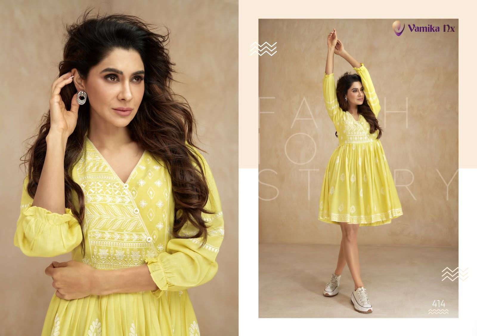 Vamika Ibadat Designer Fancy Tunic Wholesale catalog
