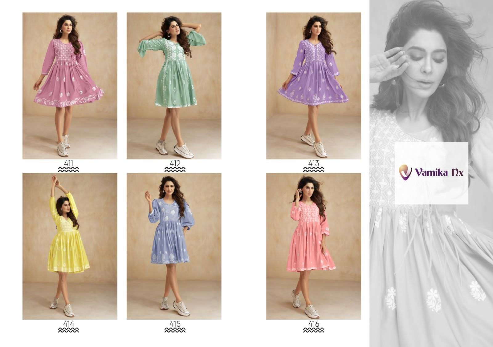 Vamika Ibadat Designer Fancy Tunic Wholesale catalog