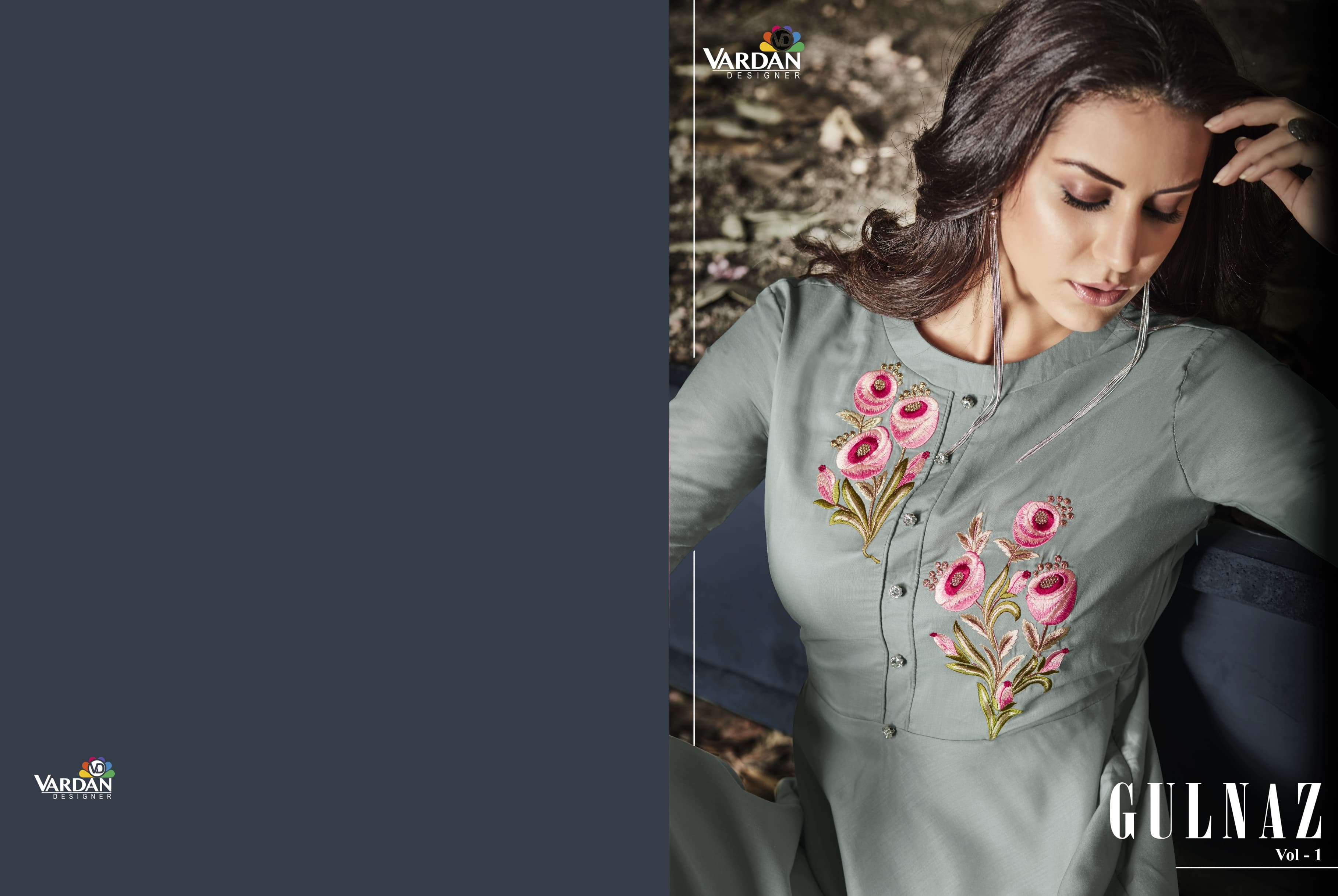 Vardan Designer Gulnaz Vol- 1 Kurti Wholesale catalog