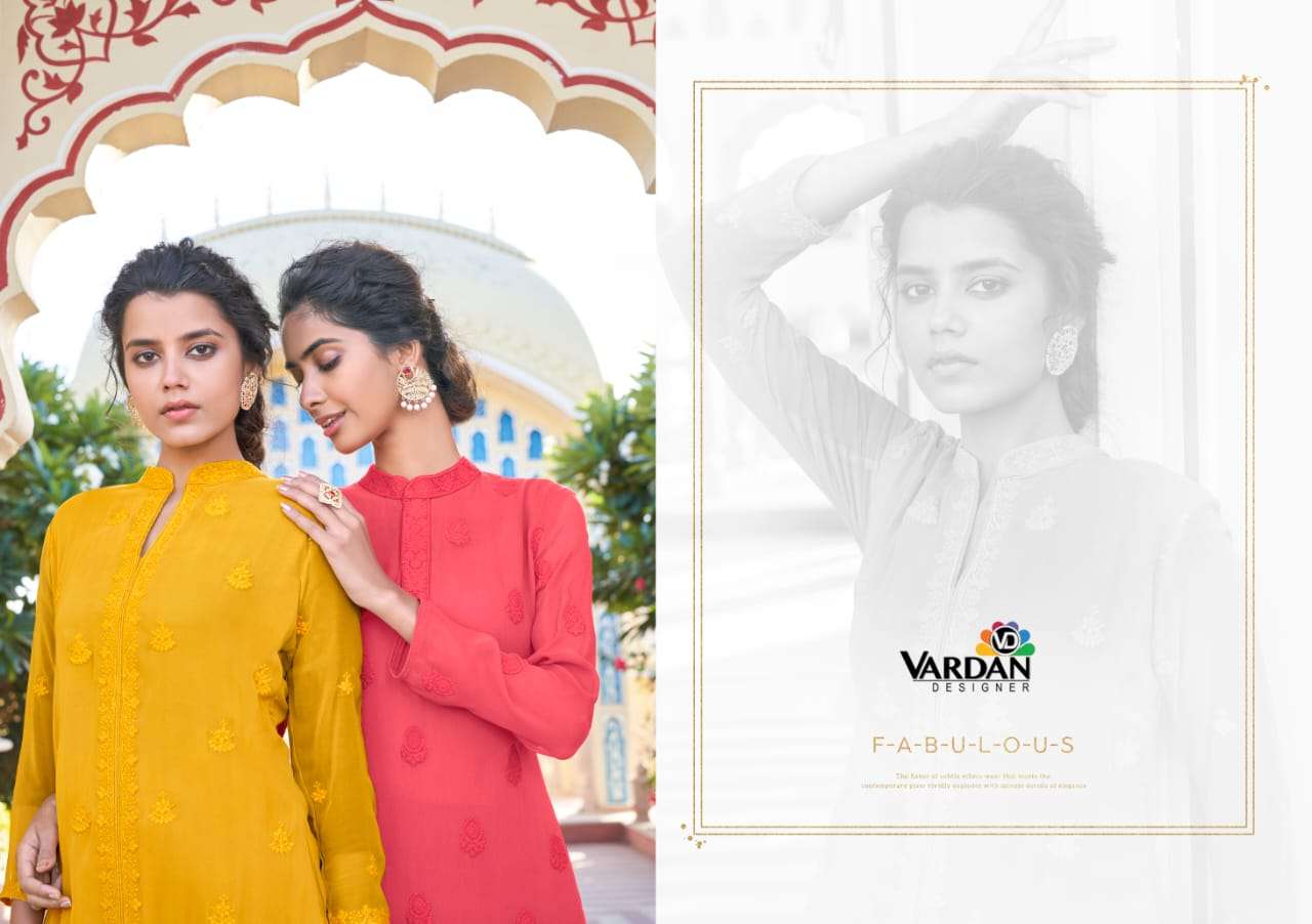 Vardan Designer  Mahel Vol -1  Kurti Wholesale catalog