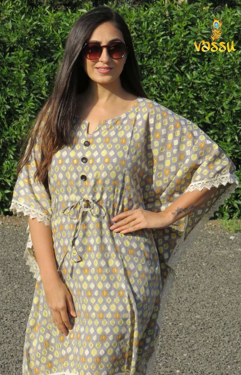 Vassu Kaftan kurti Wholesale catalog 
