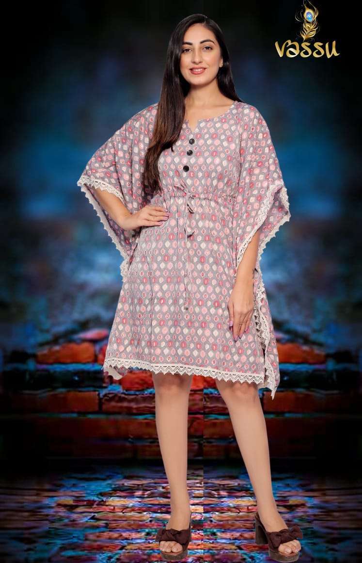 Vassu Kaftan kurti Wholesale catalog 