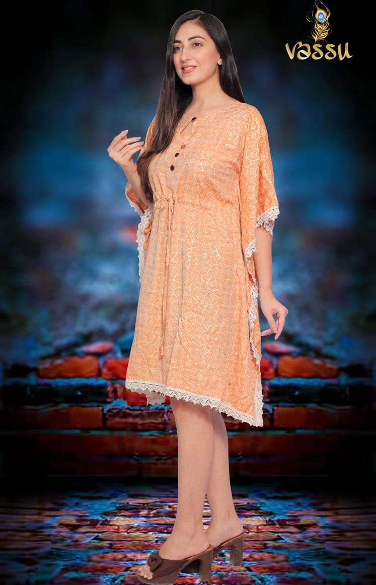 Vassu Kaftan kurti Wholesale catalog 