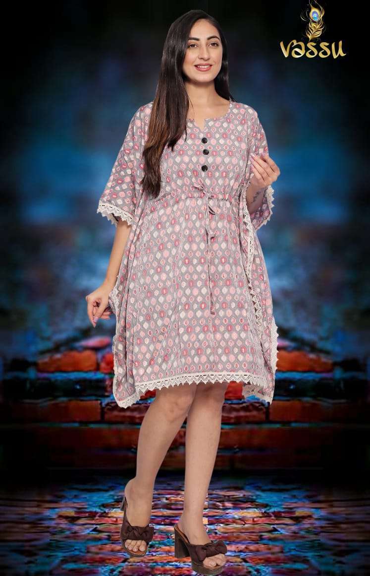 Vassu Kaftan kurti Wholesale catalog 