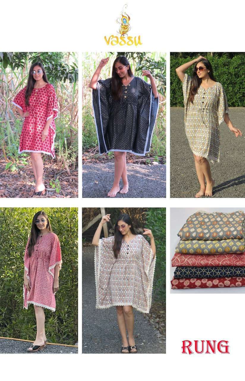 Vassu Kaftan kurti Wholesale catalog 